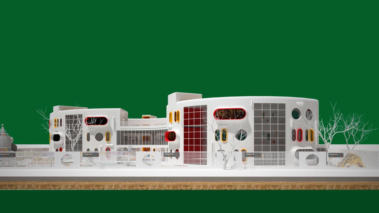 BIM建筑|中国最美幼儿园在县城：平利县第三幼儿园 / 迪卡建筑设计中心