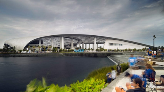 BIM建筑|HKS设计洛杉矶索菲体育场