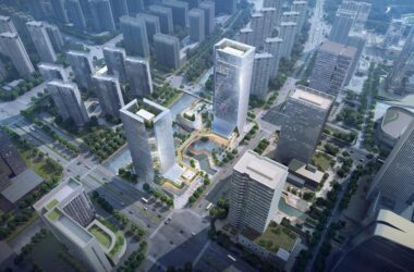 BIM建筑|一桥两相望:苏州高铁新城双子塔 / 简和建筑-BIM建筑网