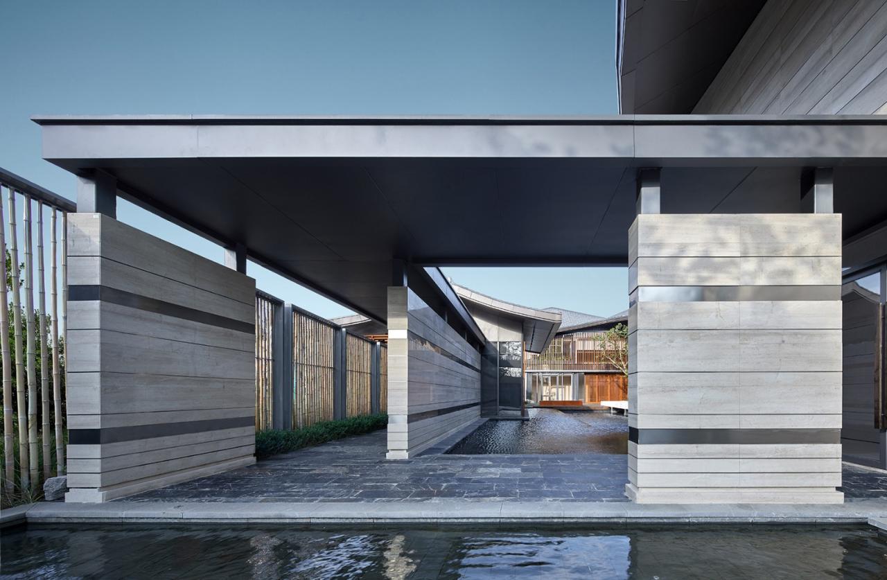 BIM建筑|生活化的轻禅设计: 靖安绿地明镜湾文旅小镇 / UA尤安设计