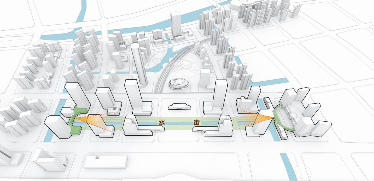BIM建筑|一桥两相望:苏州高铁新城双子塔 / 简和建筑