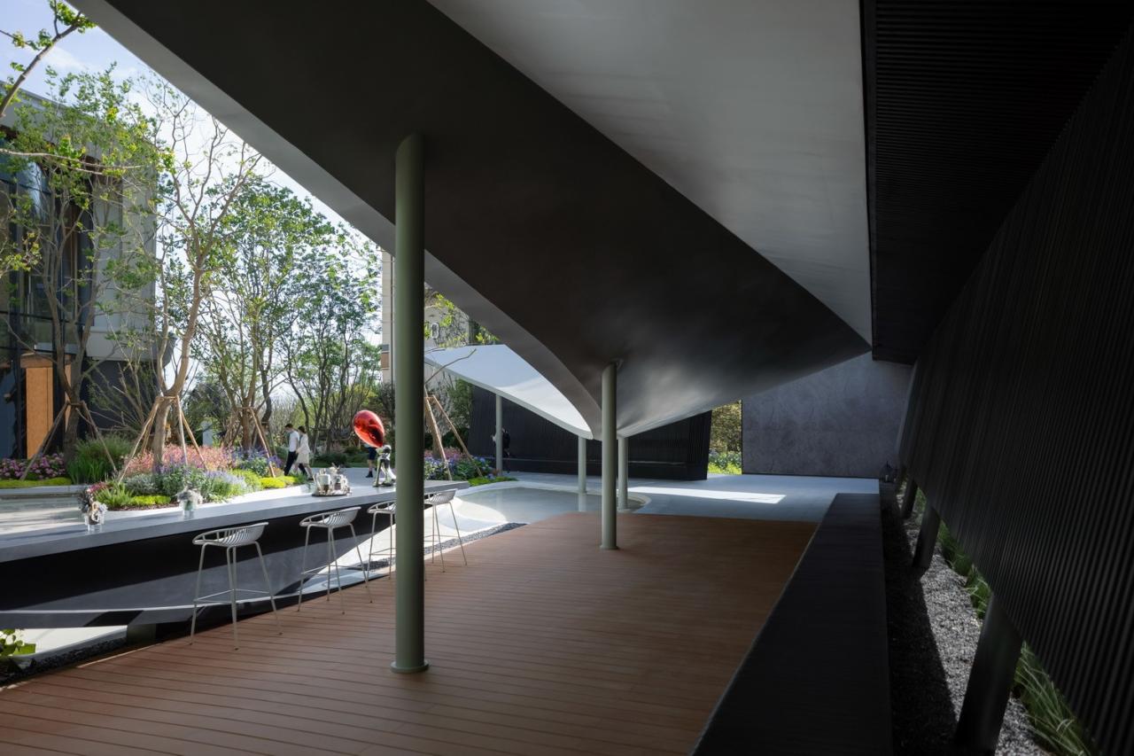 BIM建筑|漂浮艺居 舟泊烟渚：成都首开金地 • 鹭鸣北湖 / 成执设计