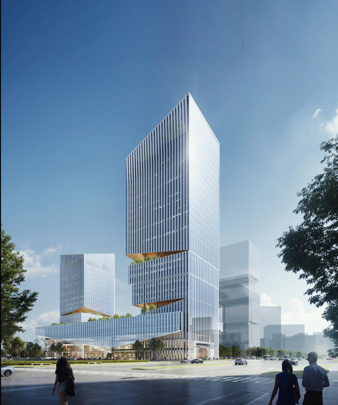 BIM建筑|扬帆起航 · 南京江心洲生态科技产业园 / 简和建筑