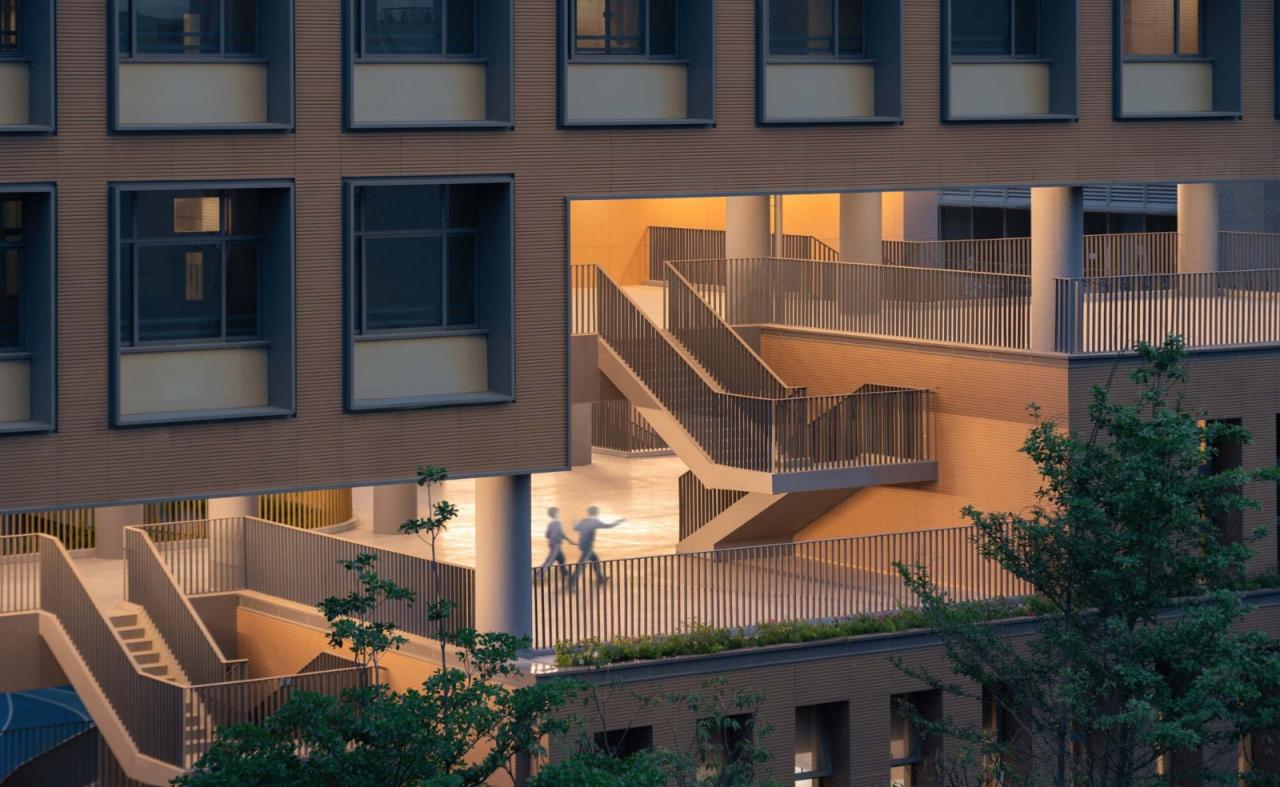 BIM建筑|深圳外国语学校宝安学校 / 华阳国际设计集团