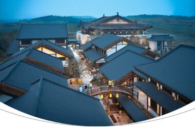 BIM建筑|现代视角下的新唐风演绎：长春世茂莲花山文旅小镇 / UA尤安设计-BIM建筑网