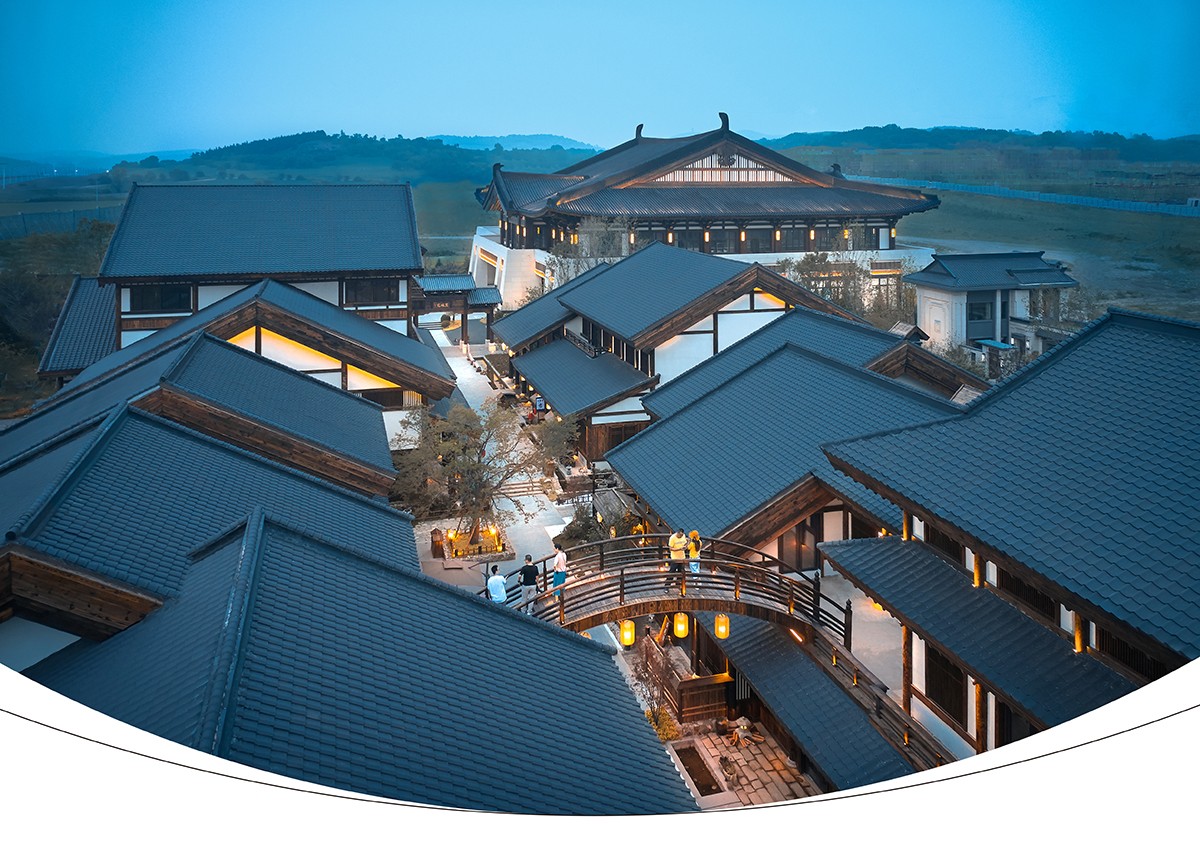 BIM建筑|现代视角下的新唐风演绎：长春世茂莲花山文旅小镇 / UA尤安设计