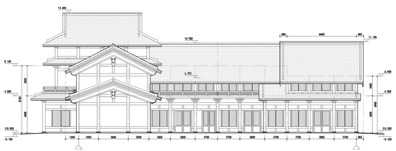 BIM建筑|现代视角下的新唐风演绎：长春世茂莲花山文旅小镇 / UA尤安设计