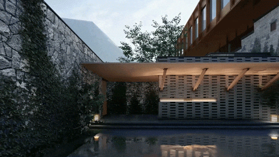 BIM建筑|海华浦江樾溪里度假酒店 / 孟凡浩-line+建筑事务所