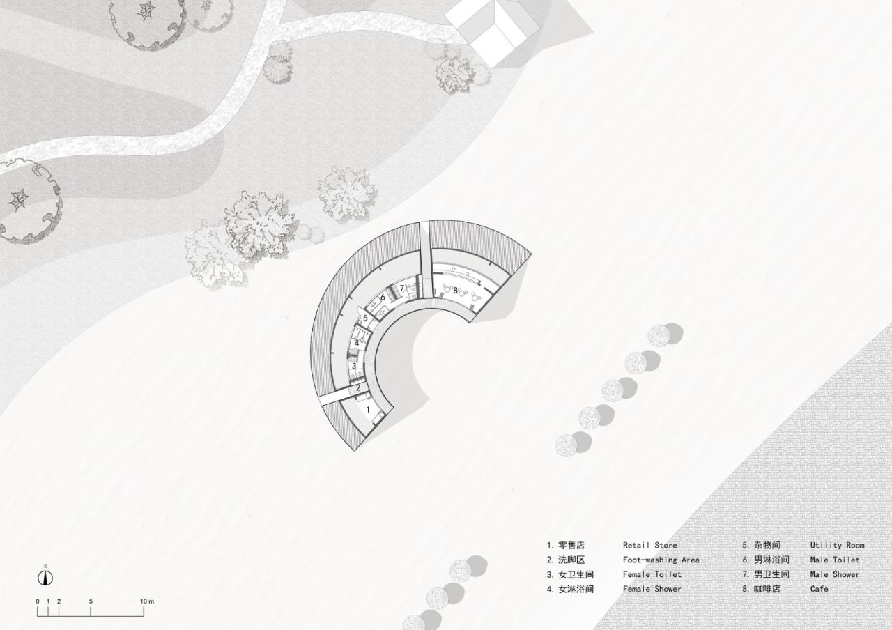 BIM建筑|海边咖啡厅：海之回声 / 同一建筑设计事务所