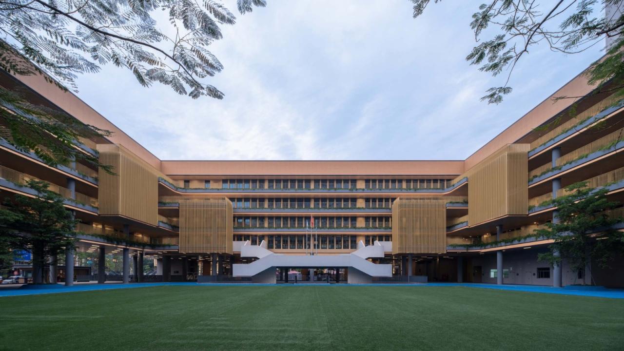 BIM建筑|深圳外国语学校宝安学校 / 华阳国际设计集团