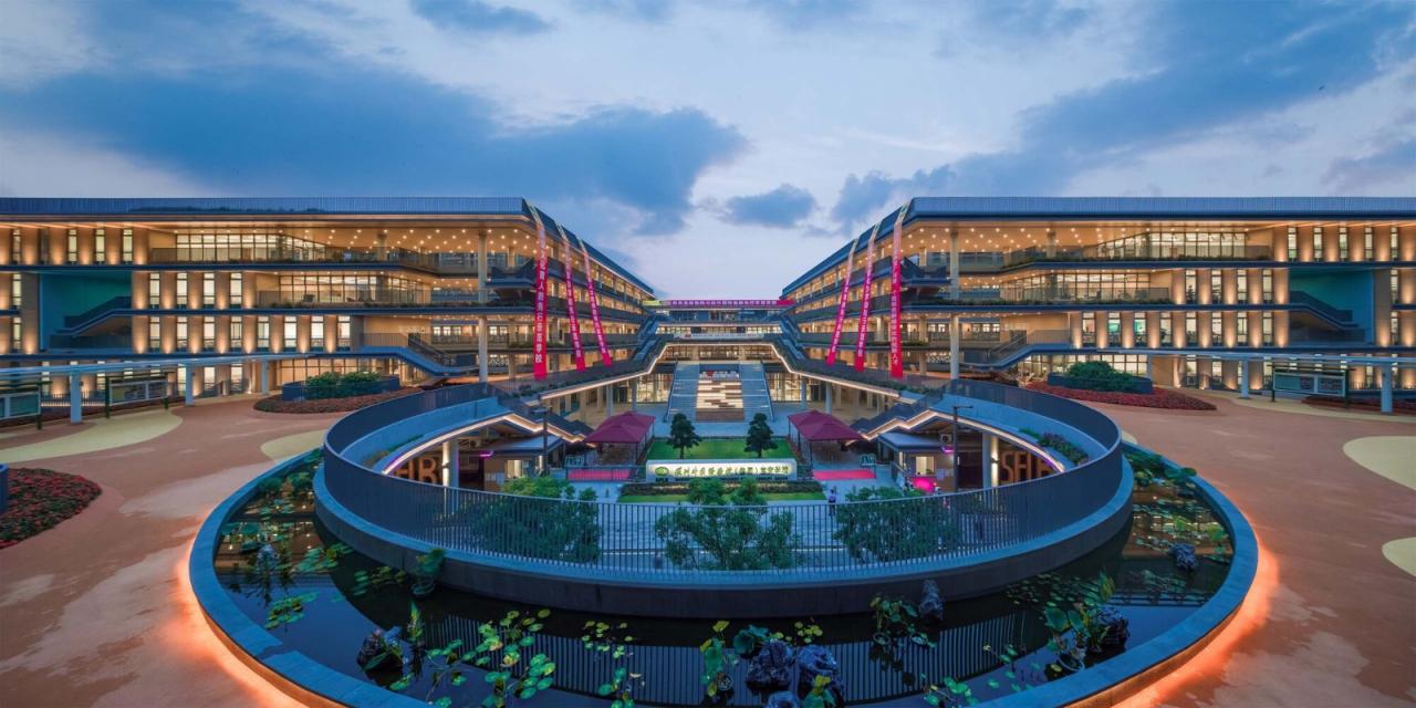 BIM建筑|深圳外国语学校宝安学校 / 华阳国际设计集团