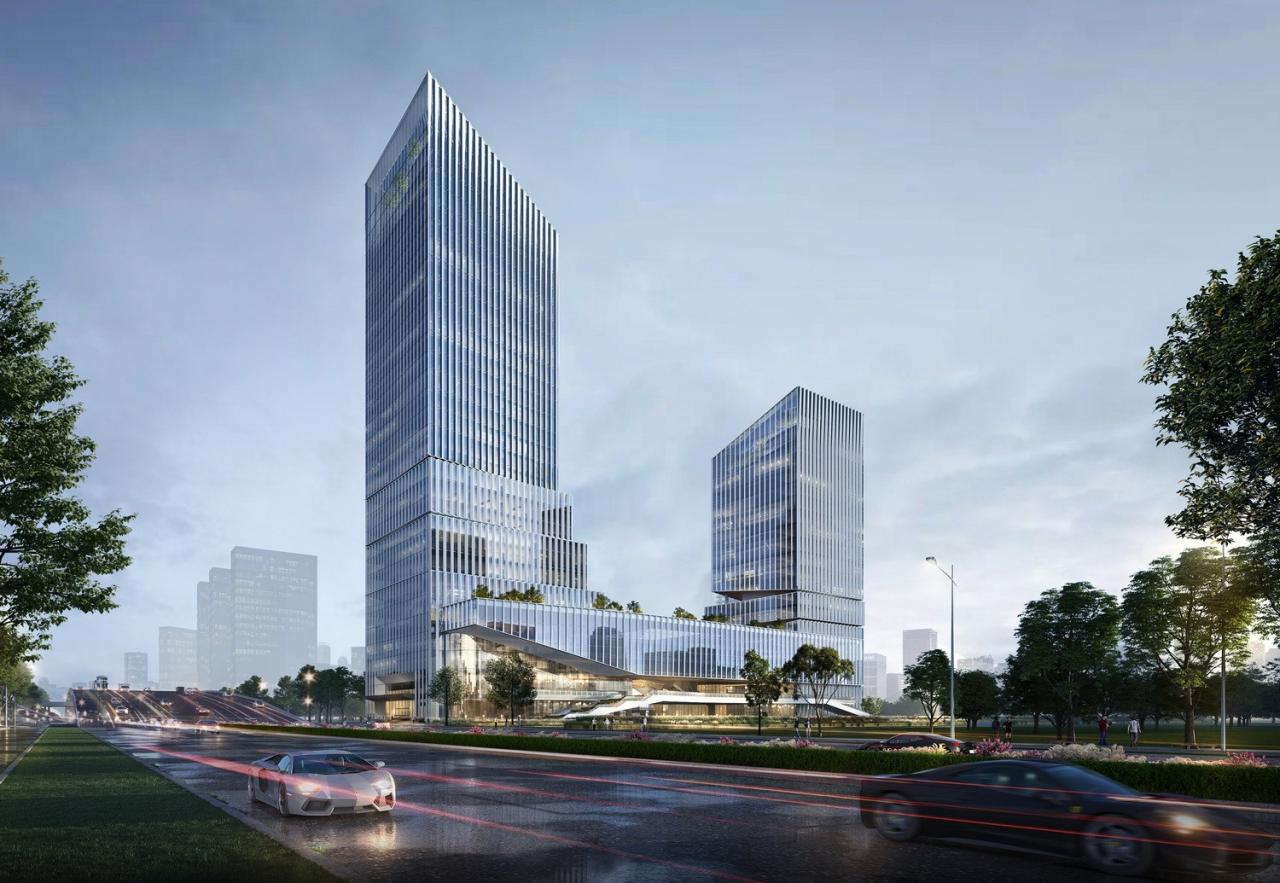 BIM建筑|扬帆起航 · 南京江心洲生态科技产业园 / 简和建筑