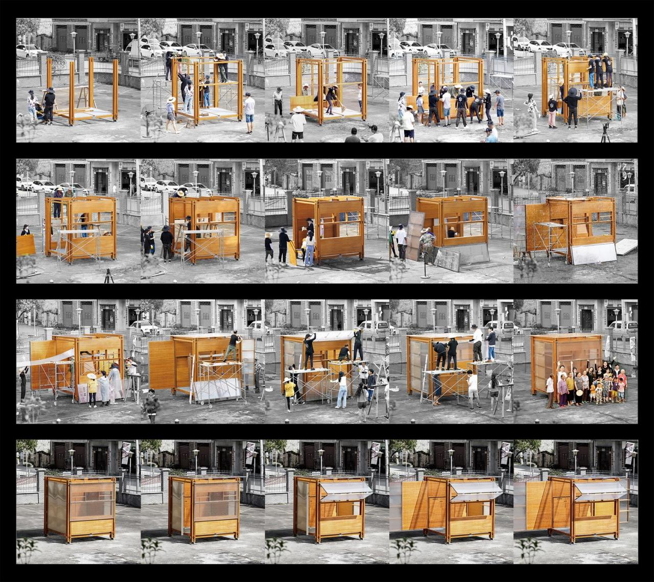 BIM建筑|乡村振兴流动工作舱——新型竹构空间装置 / 南京大学建筑与城市规划学院