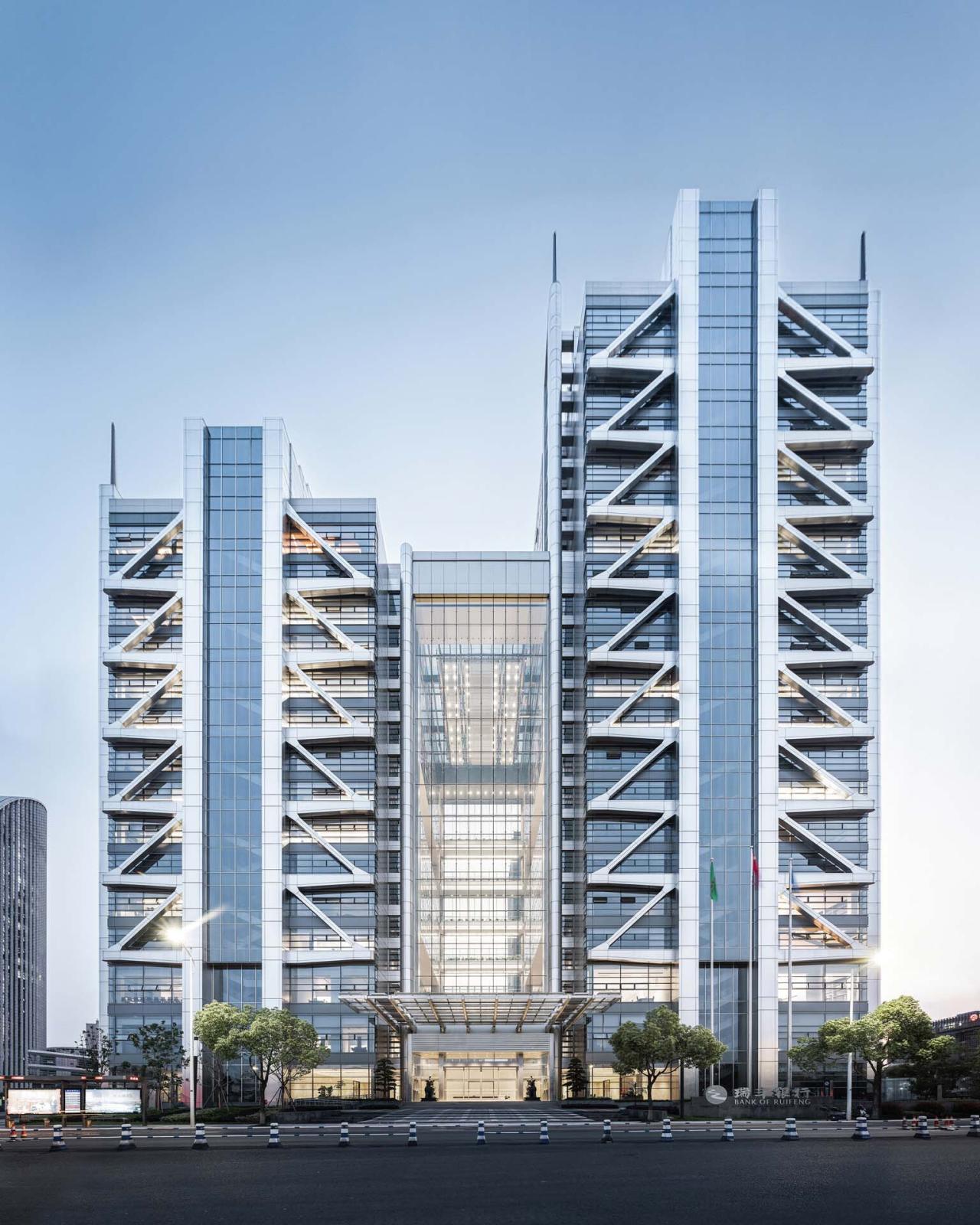 BIM建筑|双擎大厦：瑞丰数字金融中心 / UUA建筑师事务所