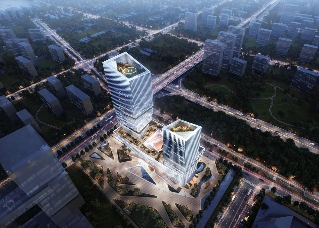 BIM建筑|扬帆起航 · 南京江心洲生态科技产业园 / 简和建筑