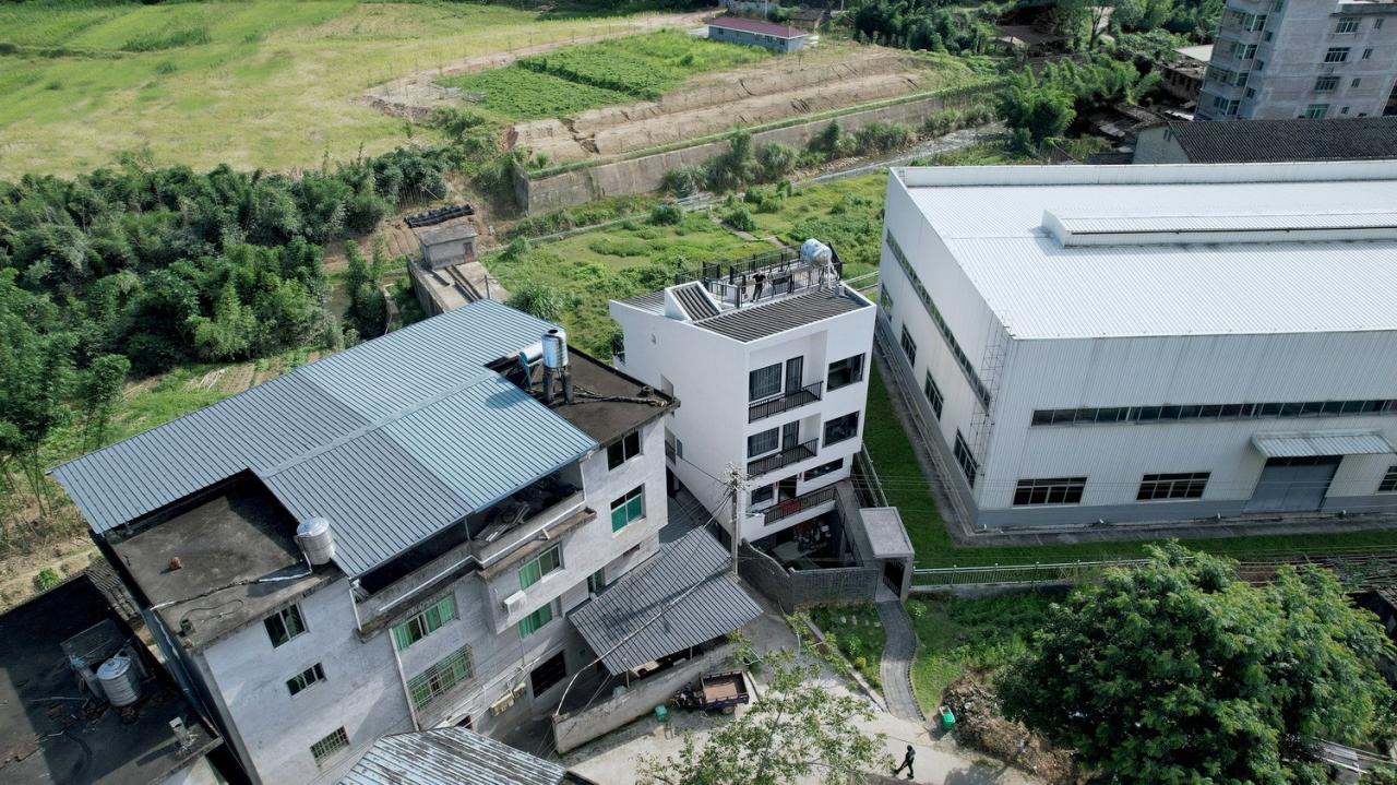 BIM建筑|对话山丘田野，滨河巷21号 / MV建筑工作室