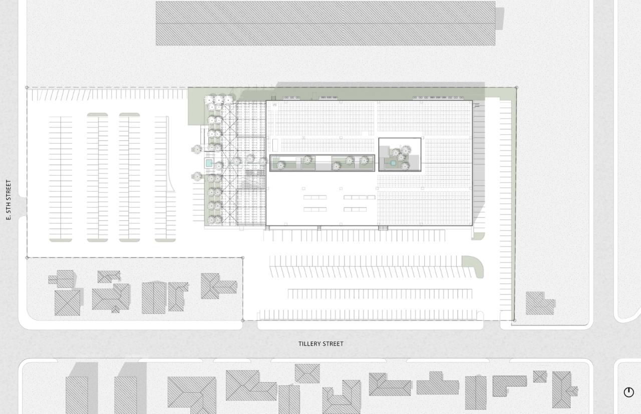 BIM建筑|Fifth + Tillery 办公大楼 / Gensler