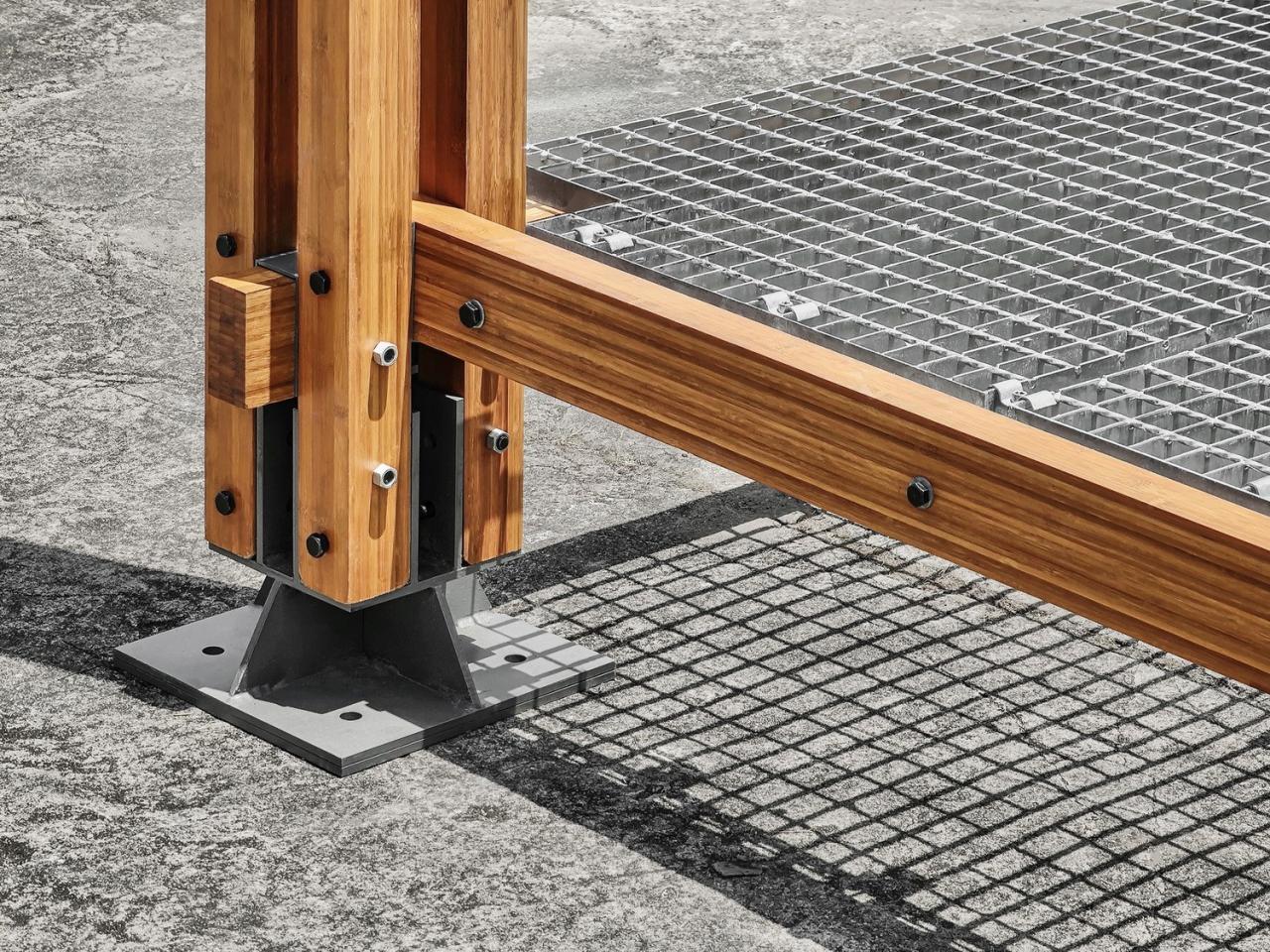 BIM建筑|乡村振兴流动工作舱——新型竹构空间装置 / 南京大学建筑与城市规划学院