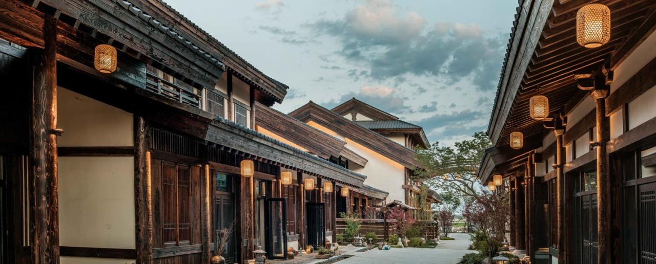 BIM建筑|现代视角下的新唐风演绎：长春世茂莲花山文旅小镇 / UA尤安设计