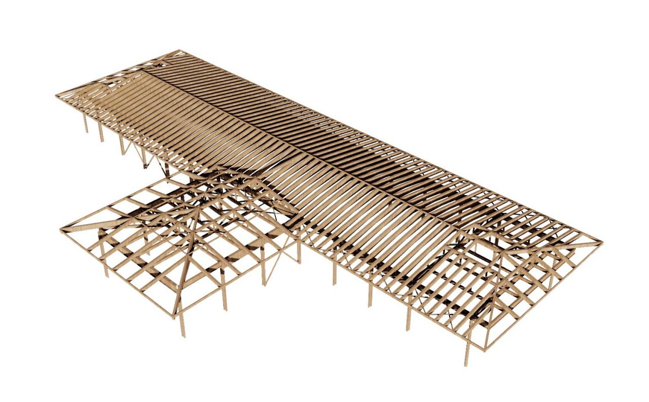 BIM建筑|生长的长屋：九溪云舒･昆明九溪湖国际生态区体验中心 / UA尤安设计