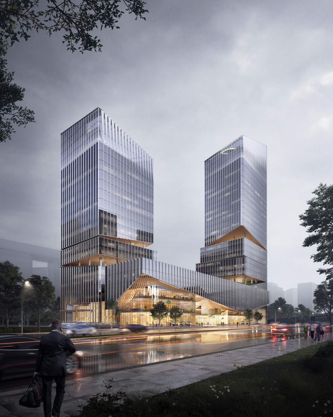 BIM建筑|扬帆起航 · 南京江心洲生态科技产业园 / 简和建筑