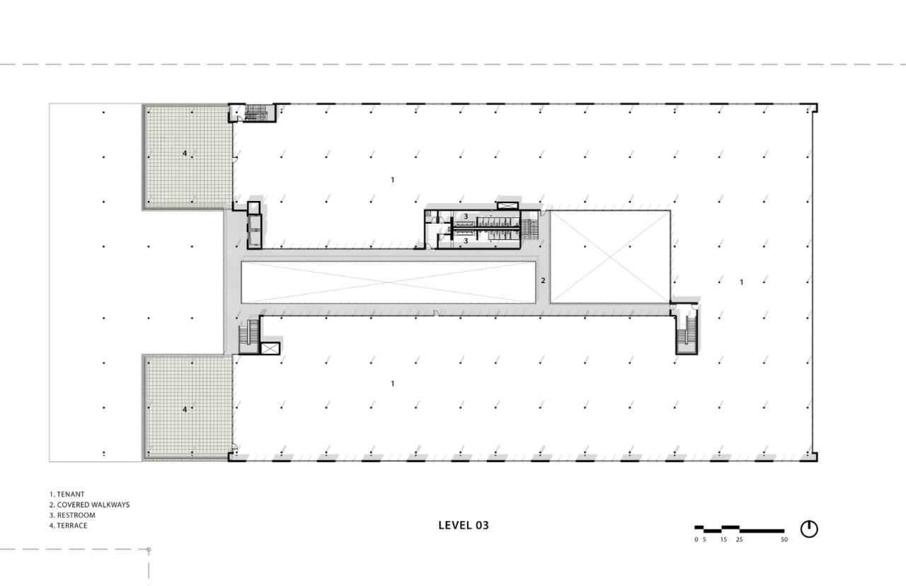 BIM建筑|Fifth + Tillery 办公大楼 / Gensler