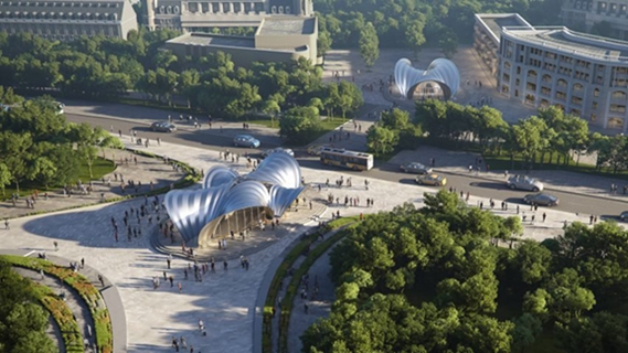 BIM建筑|扎哈工作室在乌克兰设计地铁站