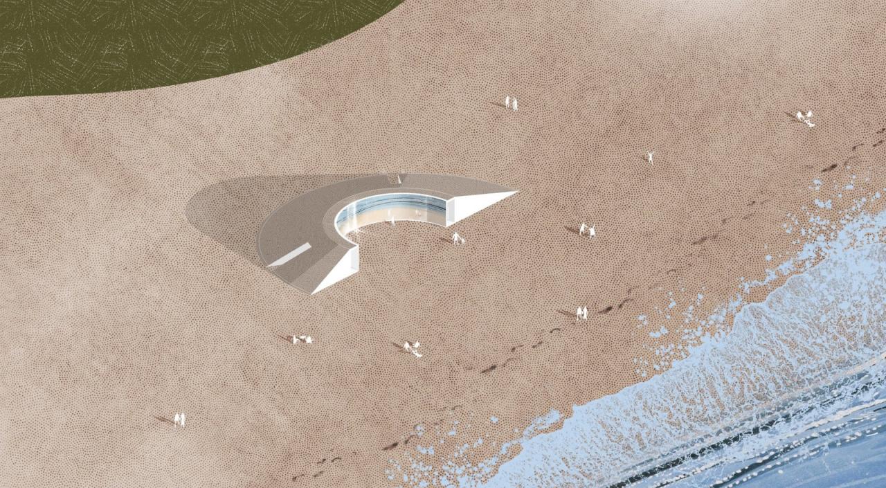 BIM建筑|海边咖啡厅：海之回声 / 同一建筑设计事务所