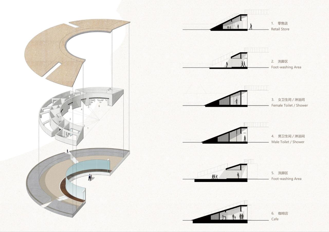 BIM建筑|海边咖啡厅：海之回声 / 同一建筑设计事务所