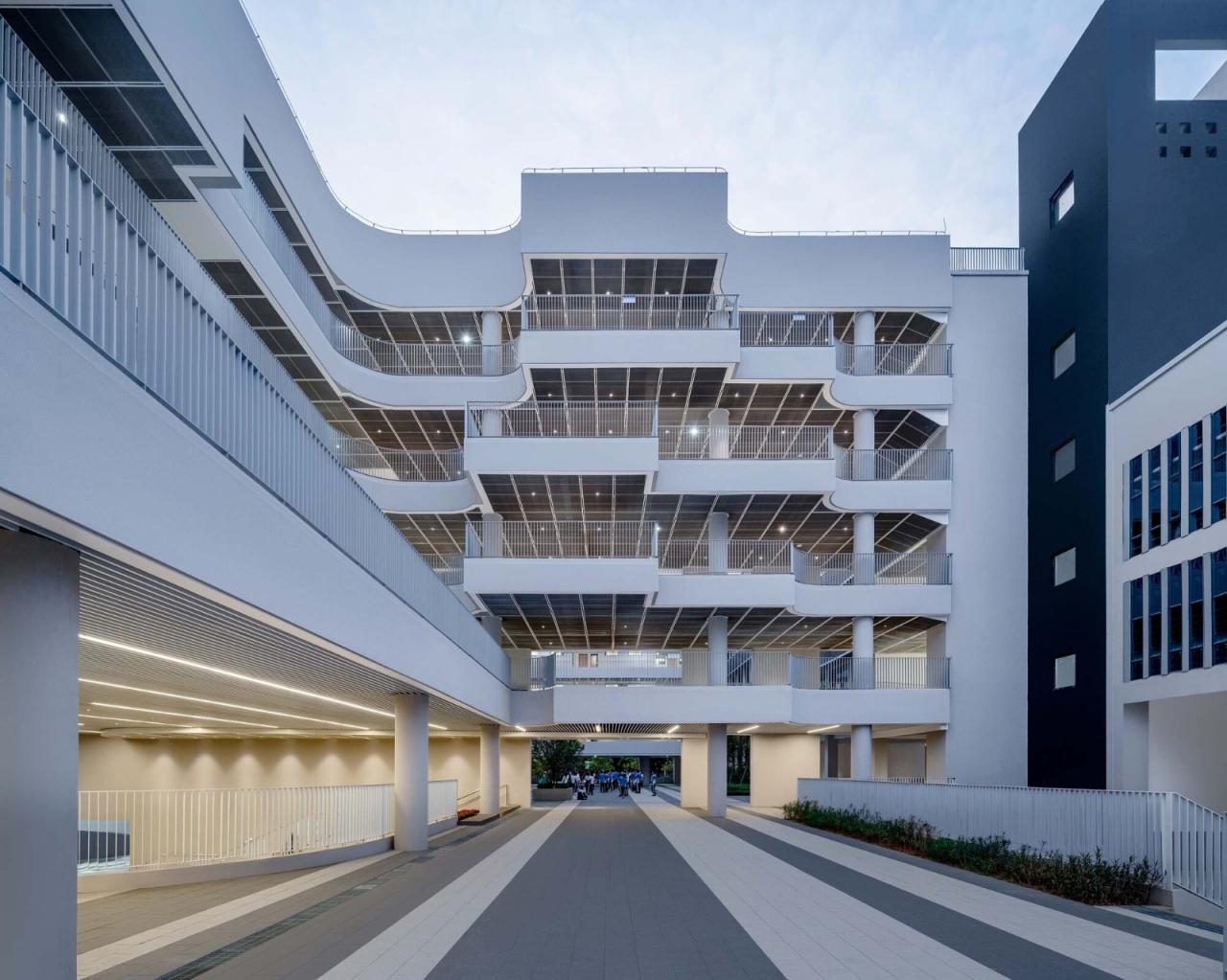 BIM建筑|链接与重塑：深圳南山麒麟中学改扩建工程 / 元本体工作室