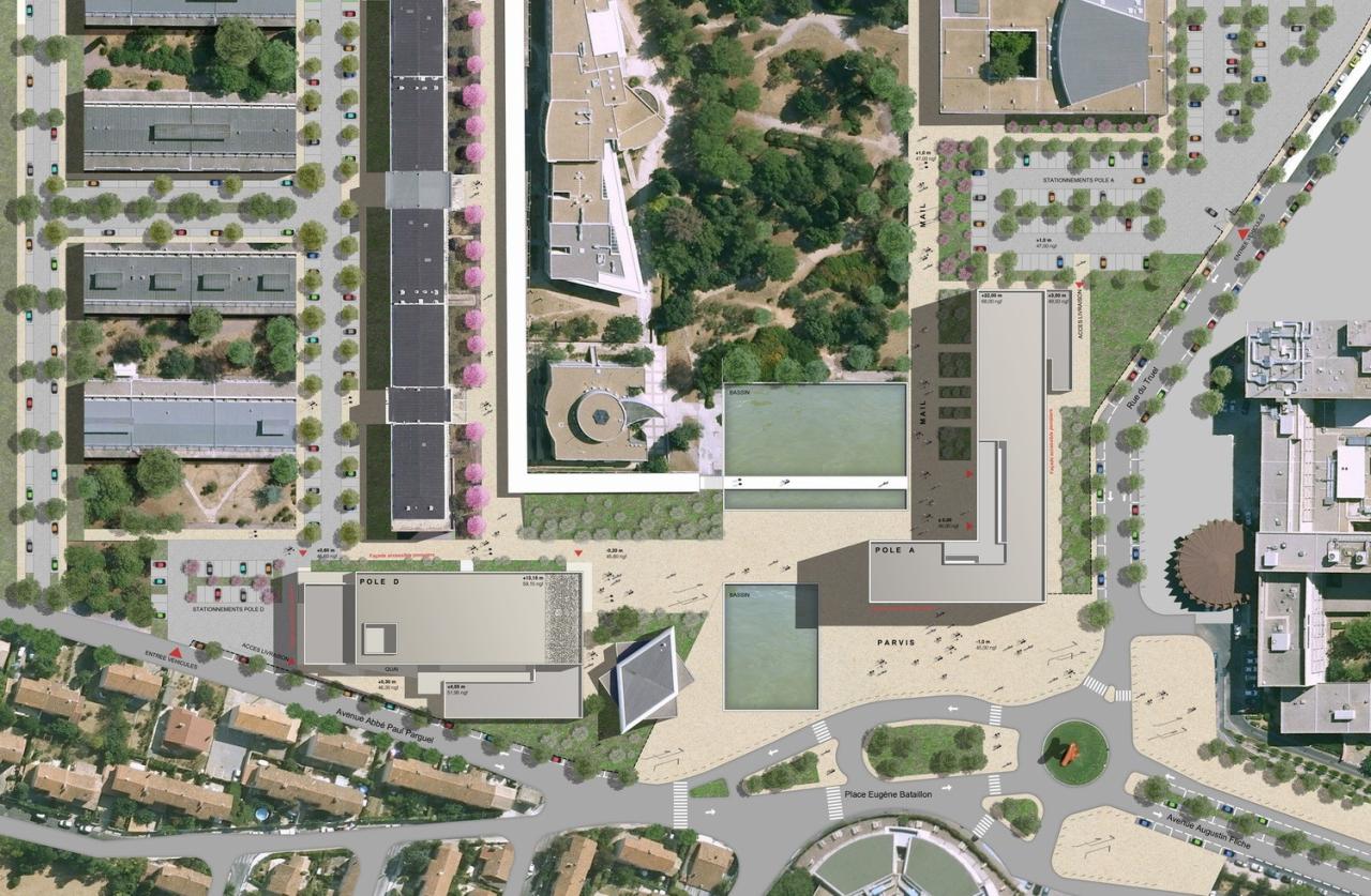 BIM建筑|蒙彼利埃大学科学学院 / BPA ARCHITECTURE