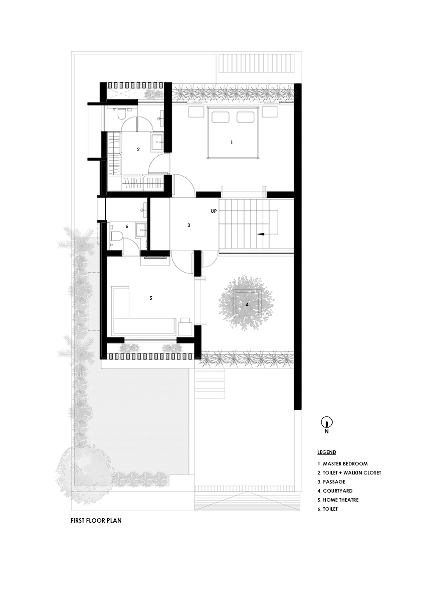 BIM建筑|漂浮庭院住宅 / TRAANSPACE