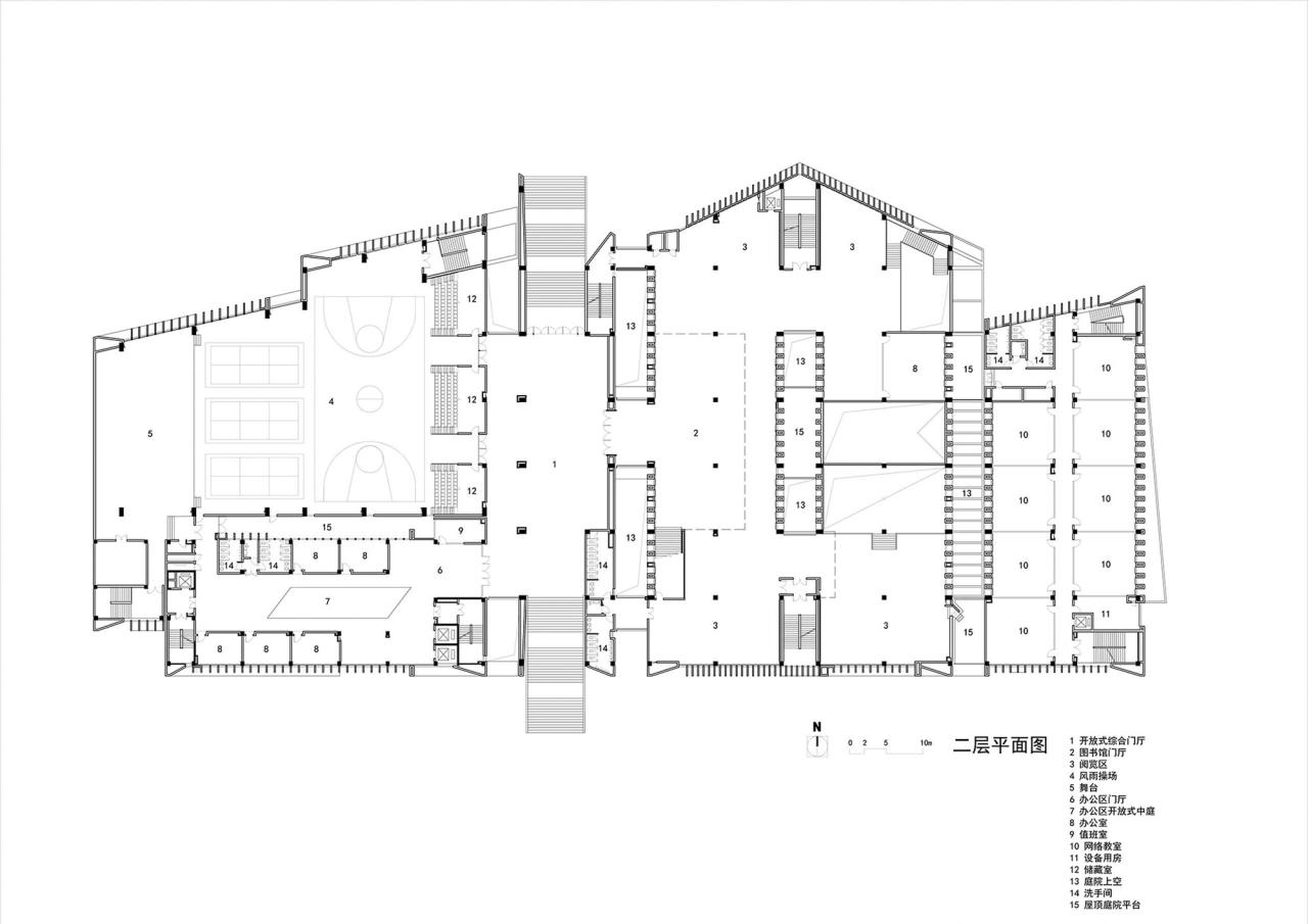 BIM建筑|江西建设职业技术学院图文信息综合楼 / 华南理工大学建筑设计研究院有限公司 陶郅工作室