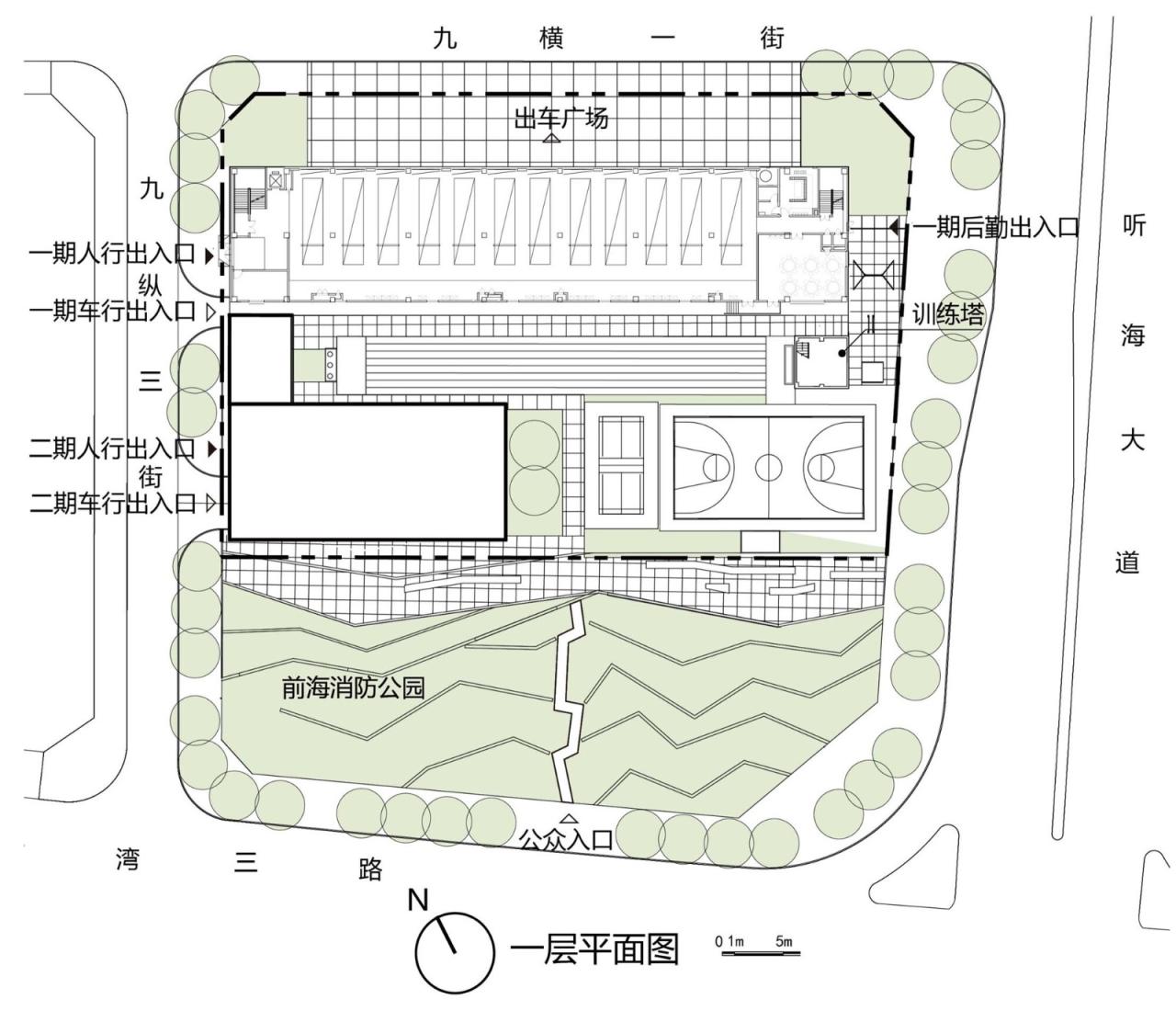 BIM建筑|深圳前海消防站 / 深圳大学建筑设计研究院有限公司“钟中+钟波涛”工作室