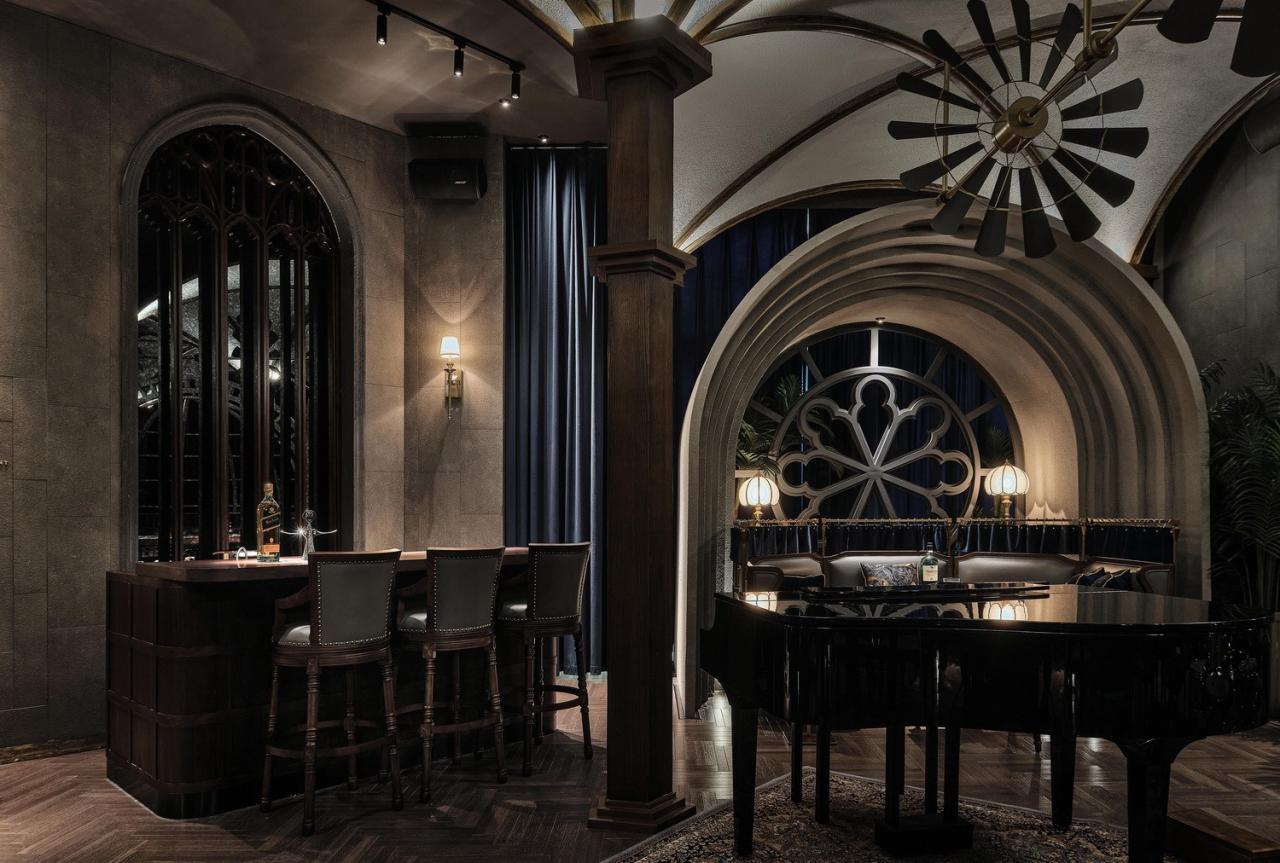 BIM建筑|酒吧：古典峰端的欢乐时光 / TRIOSTUDIO三厘社