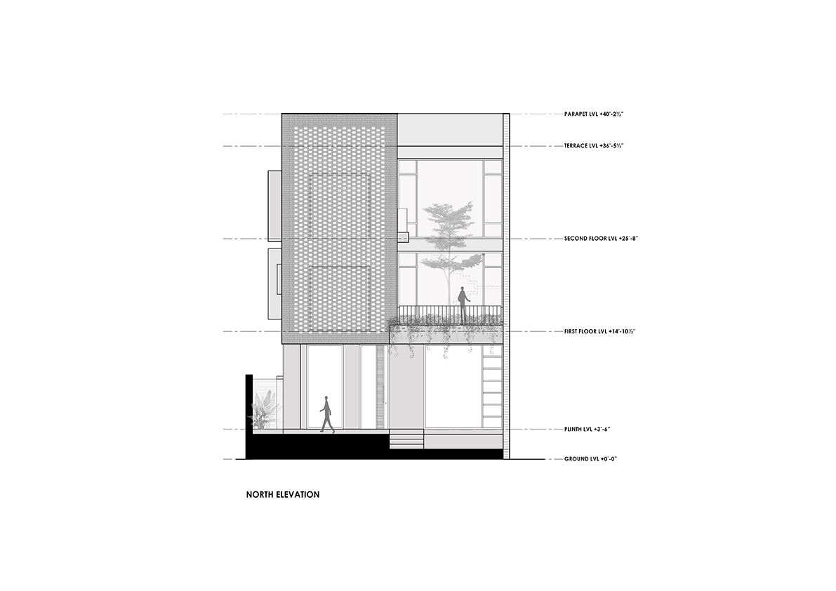 BIM建筑|漂浮庭院住宅 / TRAANSPACE