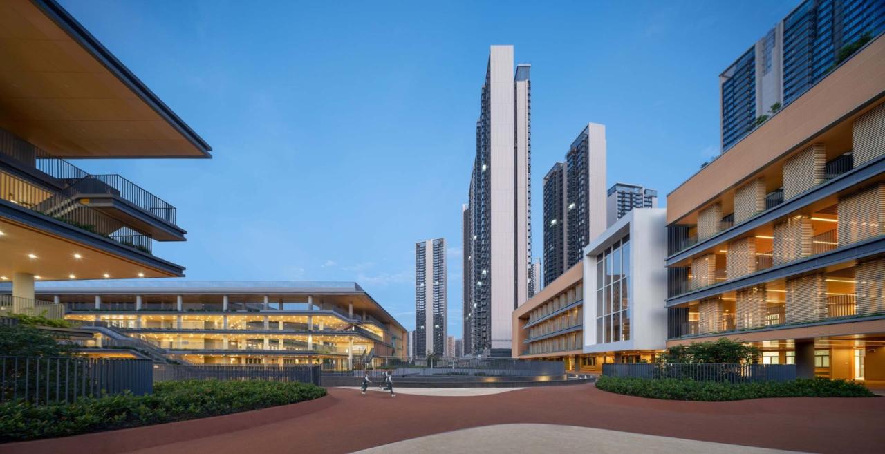 BIM建筑|深圳外国语学校宝安学校 / 华阳国际设计集团