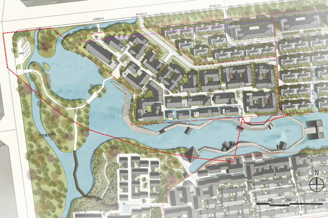 BIM建筑|高新·黑稻田项目，陕西洋县 / 艾麦欧（上海）建筑设计咨询有限公司（M.A.O.）