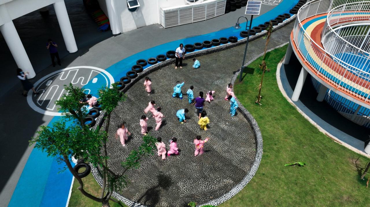 BIM建筑|中国最美幼儿园在县城：平利县第三幼儿园 / 迪卡建筑设计中心