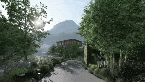 BIM建筑|海华浦江樾溪里度假酒店 / 孟凡浩-line+建筑事务所