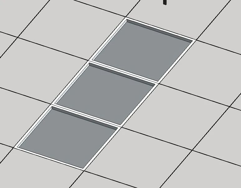 BIM技巧|Revit教程：Revit怎么画机房的静电地板玻璃面板？