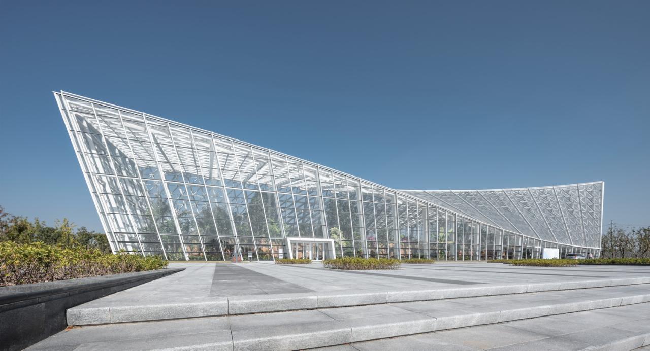 BIM建筑|优雅的变奏·南通植物园温室 / 简和工作室