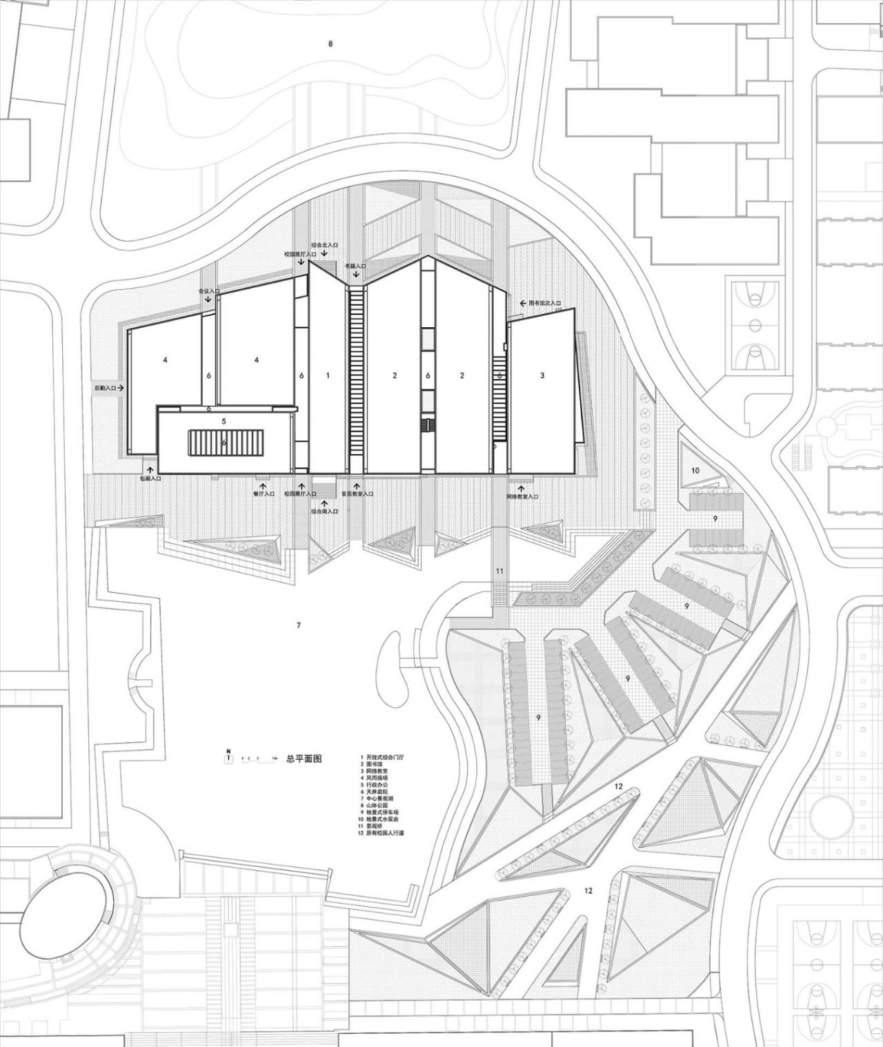 BIM建筑|江西建设职业技术学院图文信息综合楼 / 华南理工大学建筑设计研究院有限公司 陶郅工作室