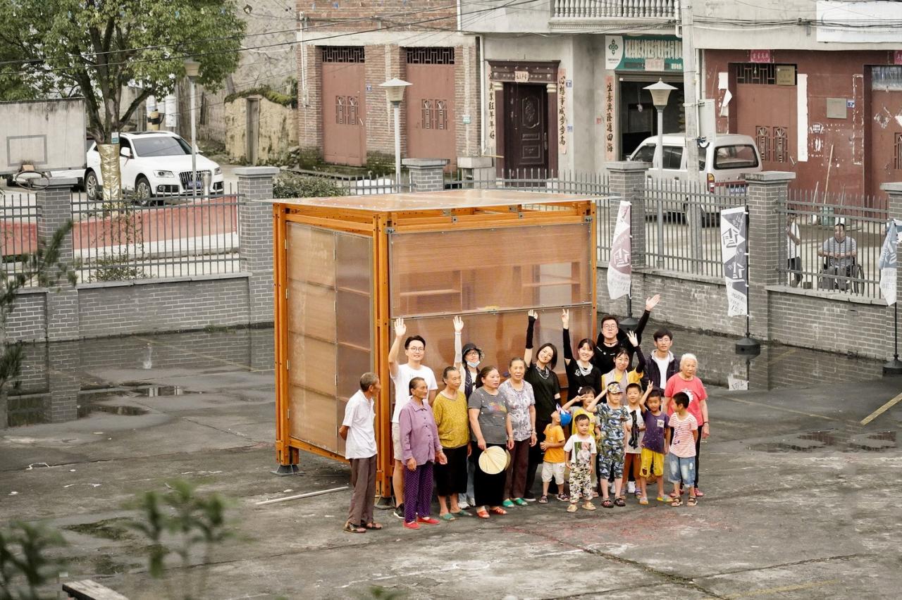 BIM建筑|乡村振兴流动工作舱——新型竹构空间装置 / 南京大学建筑与城市规划学院