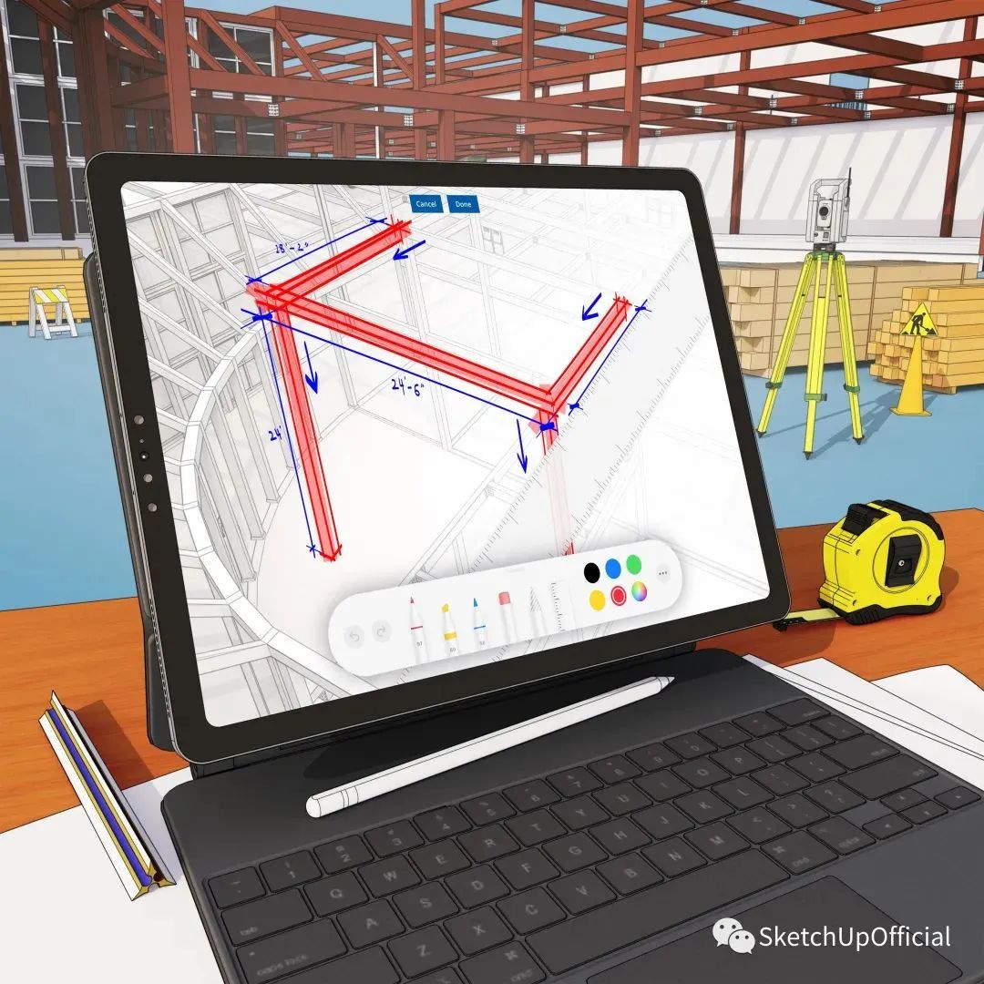 BIM问答|SketchUp for iPad可以渲染吗？SketchUp for iPad使用体验介绍