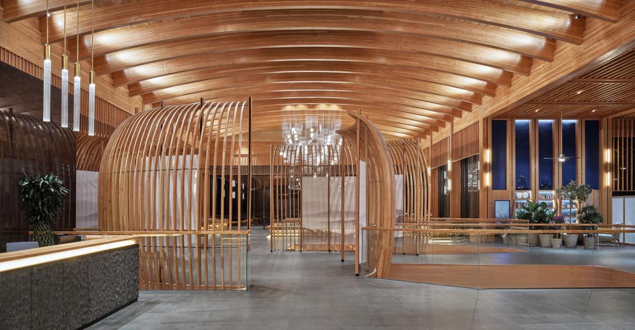 BIM建筑|生长的长屋：九溪云舒･昆明九溪湖国际生态区体验中心 / UA尤安设计