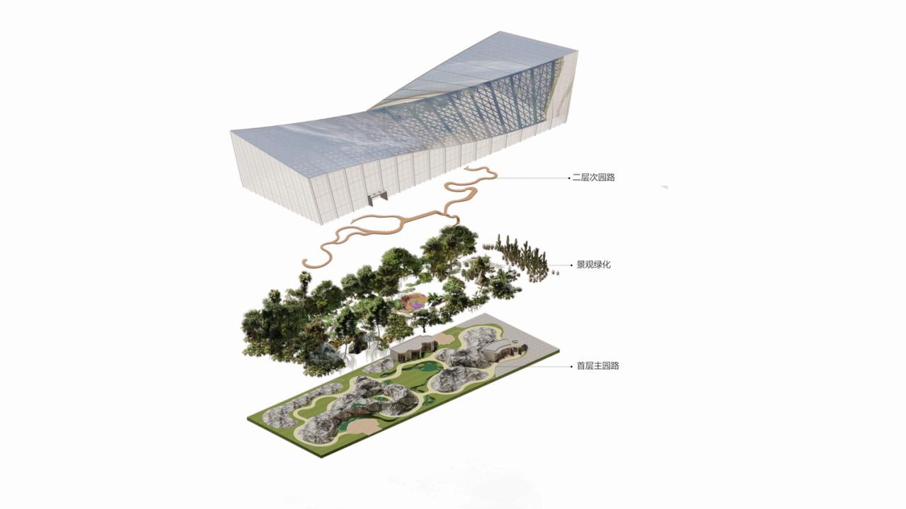 BIM建筑|优雅的变奏·南通植物园温室 / 简和工作室