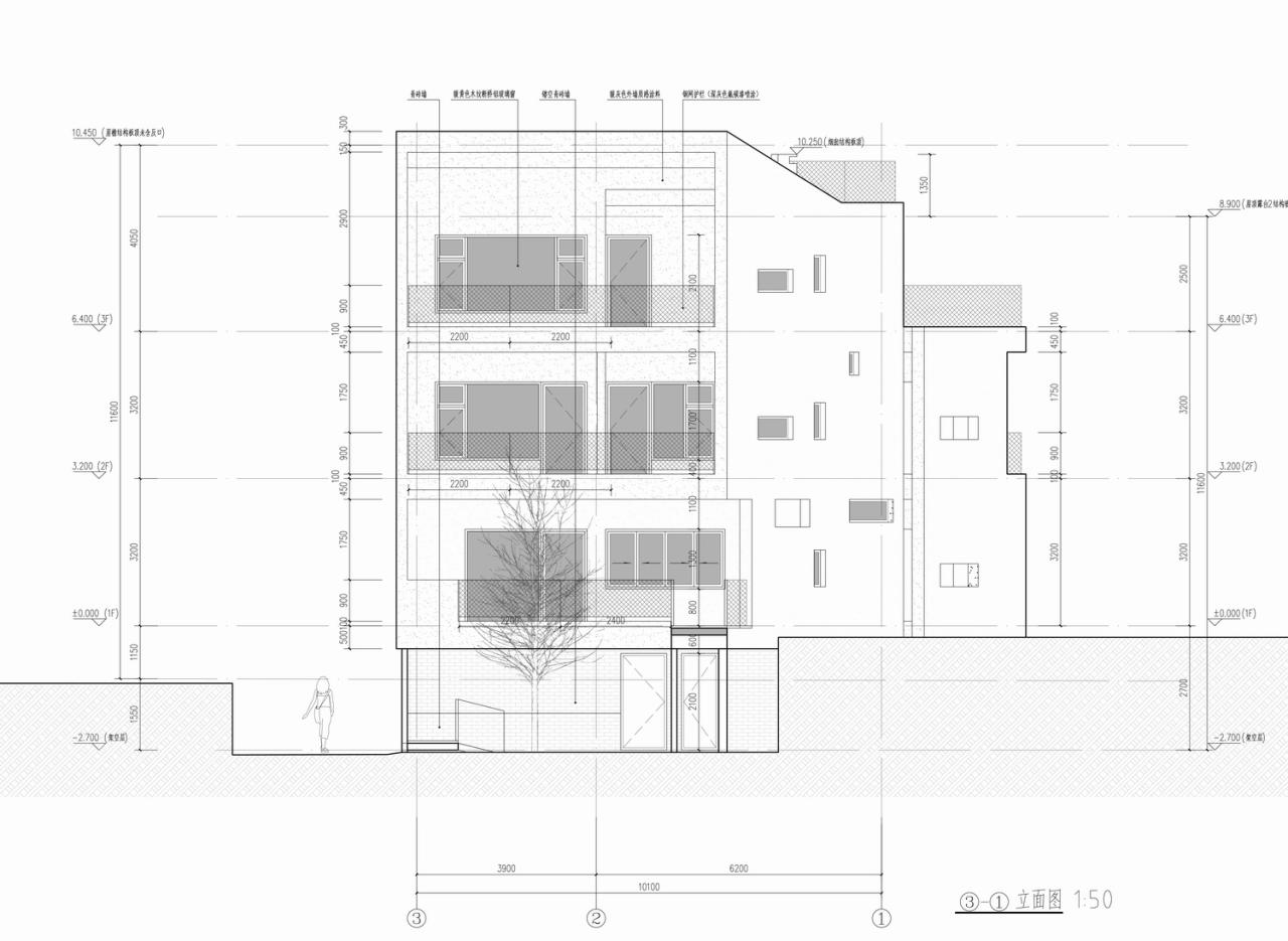 BIM建筑|对话山丘田野，滨河巷21号 / MV建筑工作室