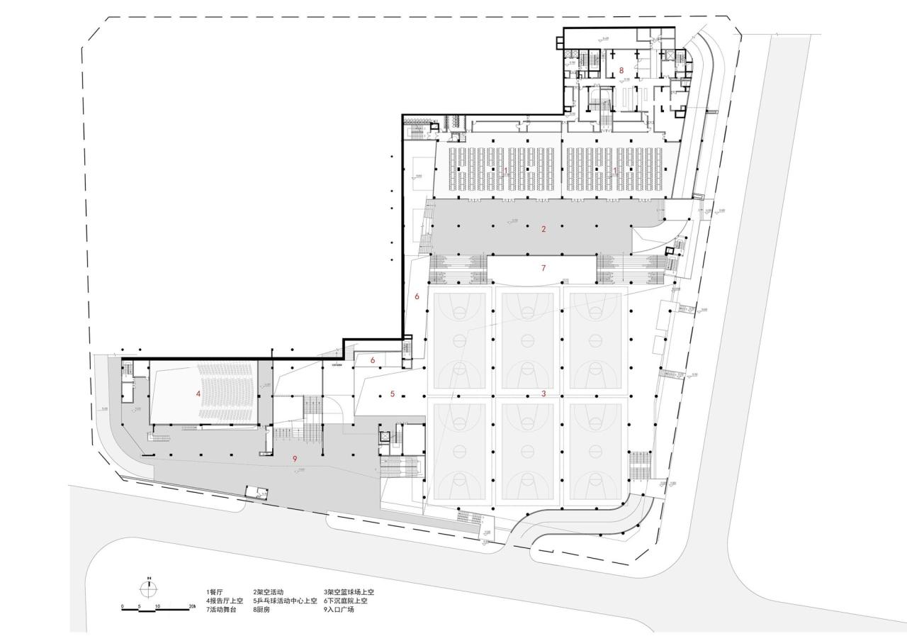 BIM建筑|链接与重塑：深圳南山麒麟中学改扩建工程 / 元本体工作室