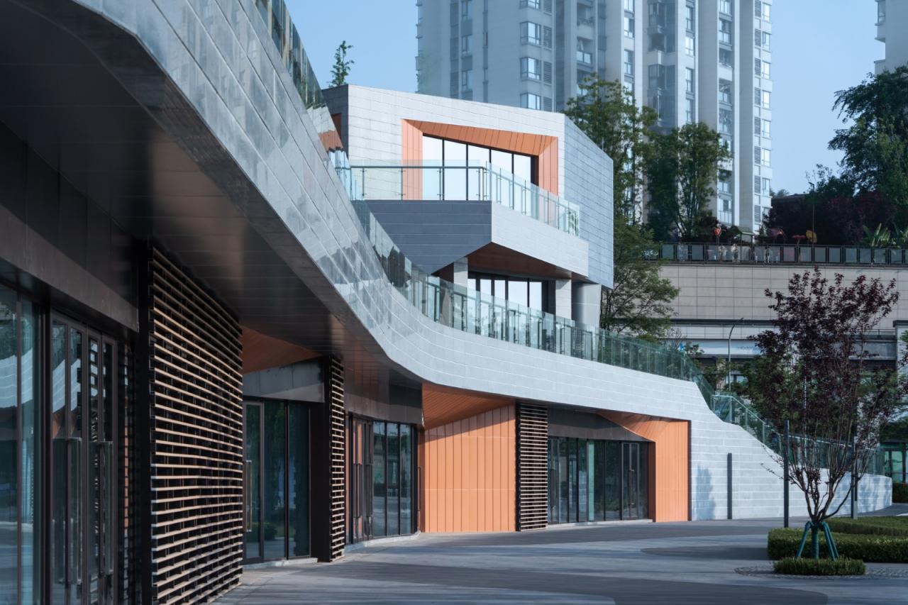 BIM建筑|重庆南岸区茶园中交漫山滨河商业，重庆 / 源道建筑